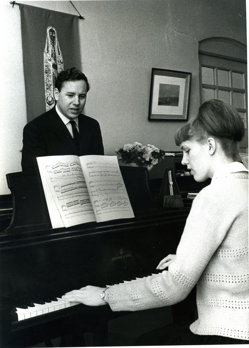 Nancy and John Adams, USC days